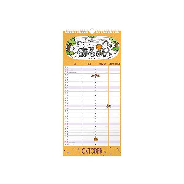 Sheepworld Kalender 2022, Kalender für Zwei, Partnerplaner, Wandkalender für Paare – Bild 5