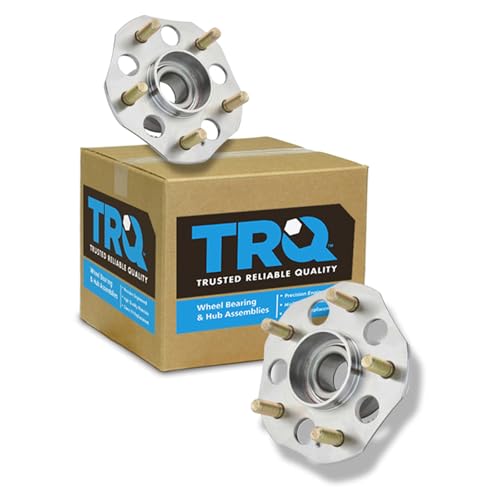 Image of TRQ Rear Left and Right Wheel Bearing and Hub Assembly Set 2 Piece Compatible with 1997-2001 Honda Prelude