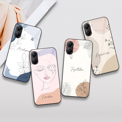 Image of COLORflow Back Cover Compatible with Poco X7 Pro 5G | Aesthetic Name Color Customized | Shockproof TPU Bumper with Camera Protection Back Cover Compatible with Poco X7 Pro 5G