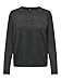 ONLY Damen Onllesly Kings L/S KNT Noos Pullover 15170427,Dark Grey Melange,L