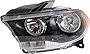 Evan Fischer Headlight Assembly Compatible with 2011-2013 Dodge Durango Halogen Black Interior Driver Side