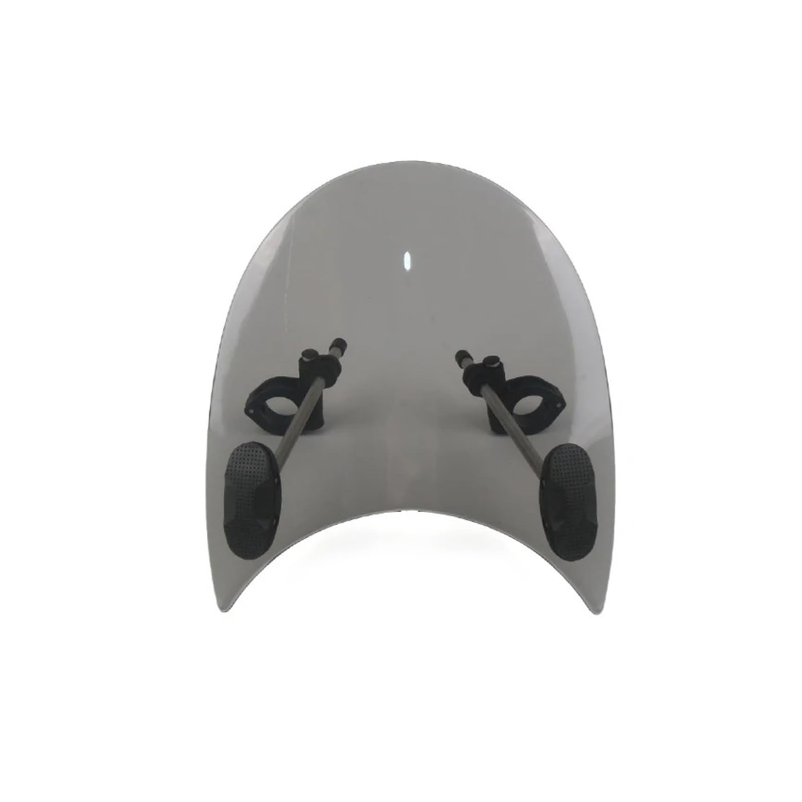 Parabrezza Moto Universale Regolabile Da 22Mm A 25Mm Cupolino | Protezione del deflettore del vento dello spoiler del parabrezza(Light Smoke)