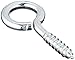 Price comparison product image Merriway BH00106 (12 Pcs) Zinc Plated Screw-In Eye Steel, 55 mm (2.1/8 inch) - Pack of 12 Pieces