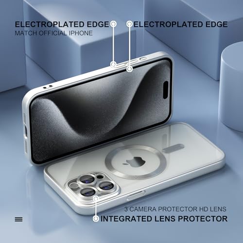 Image of Misea Magnetic for iPhone 15 Pro Max Case Compatible with MagSafe