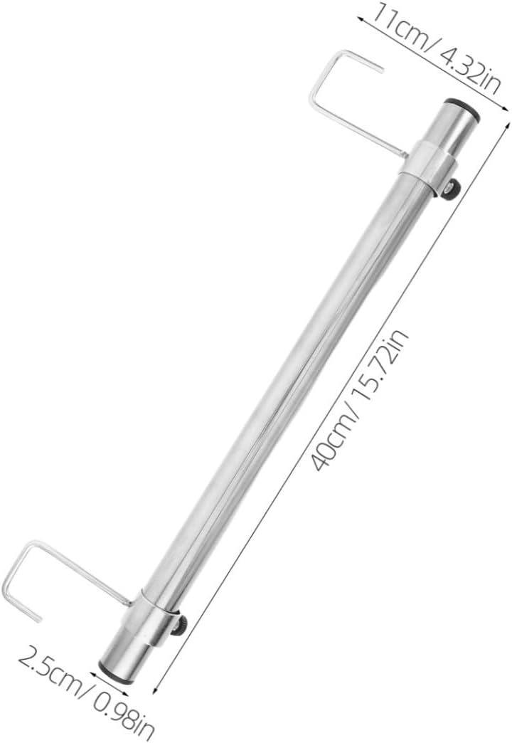 Stainless Steel Retractable Clothes Rail for Balcony and Wardrobe, Pull out Adjustable Closet Rod with Sturdy Durability and Heavy Garment Support, Extendable Clothing Hanger Rod