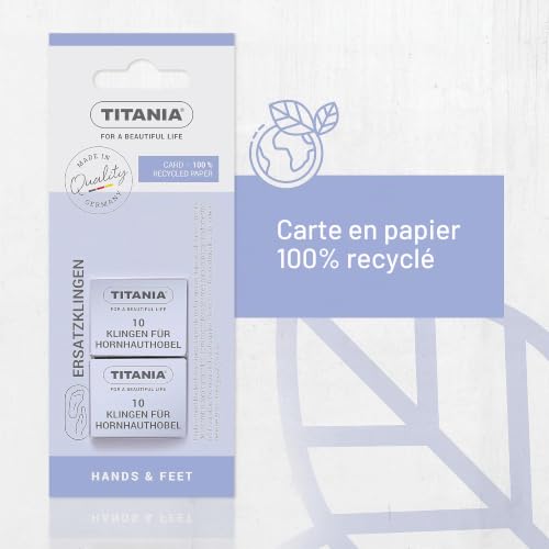 Titania Cuchillas de recambio para garlopa, a Skin tarjeta, 1er Pack (1 x 18 g) – vue 5