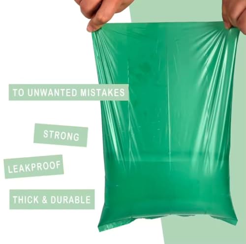 Image of Zinkomens Dog Poop Bags, Lavender Scented, 300 Bags, 20 Rolls, Green (Green)