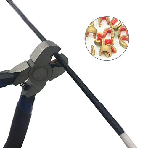 Meiyya Archery Pliers Bow String Wax Compound Bow String Wax Bow Nocking Plier Bow Nocking Pliers,11.55.51Cm Archery Copper Buckle Pliers Bowstring Compound Recurve Bow Tool #TOP2