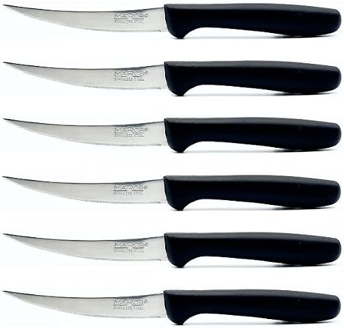 Marob by Marietti – 4-Inch Fruit Knife Italian Set of 6 Stainless Steel Vegetable Knife