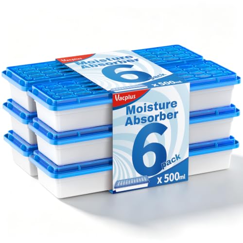 Vacplus Moisture Absorbers 500mL 6 Pack