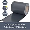4 Rouleaux Brise-Vue PVC 35m X 19cm - Vert - +120 Clips - Pour Clôtures Barreaux - Anti-Regard/Vent