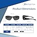 In Style Eyes Del Mar Wrap Around Bifocal Reading Sunglasses - Full-Rimmed Cheater Glasses - Polarized Polycarbonate Lens