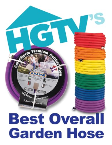 Dramm ColorStorm Premium Rubber Garden Hose, No Kink, Leak Proof Water Hose, Male Female Fittings, Made in USA, Hot & Cold Resistant, 518 Burst PSI, Yellow, 3/4"x100' - Image 8