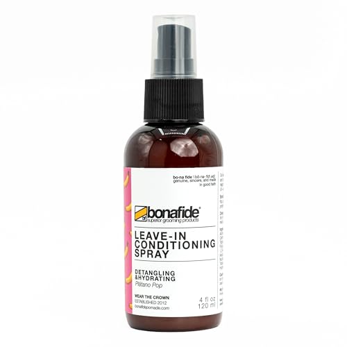 Bona Fide Pomade Leave-In Conditioning Spray, 4 oz. | DETANGLING & HYDRATING helps reduce frizz & protects from heat & uv