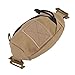 Restokki Outdoor Backpack Shoulder Strap Pouch Attachment Bag Wide Applications Hikers Canvas Nylon (Khaki)