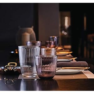 Bormioli Rocco Figlio Line Bor1238 Water Tumbler Multicoloured 6 Pieces