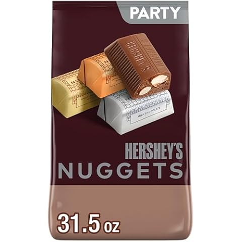 HERSHEY'S NUGGETS Assorted Chocolate Candy Party Pack, 31.5 oz Cover