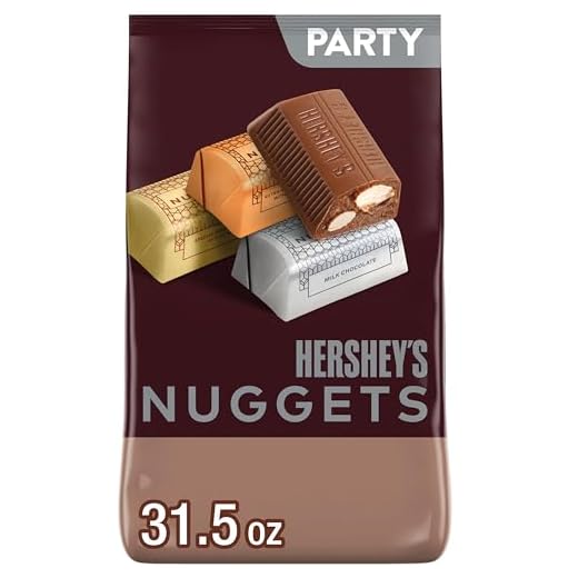 HERSHEY'S NUGGETS Assorted Chocolate Candy Mix, Christmas, 31.5 oz Bulk Party Pack