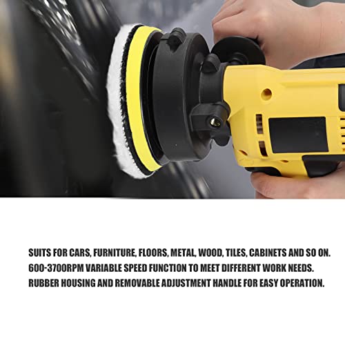 Buffer Polisher, 700W 600 To 3700Rpm Car Buffer Polisher Waxer, Dual Action Buffer Polisher Kit With Detachable Handle And 4.92In Sanding Wheel For Car Waxing, Scratch Removing, Sealing Glaze(#1) #TOP2