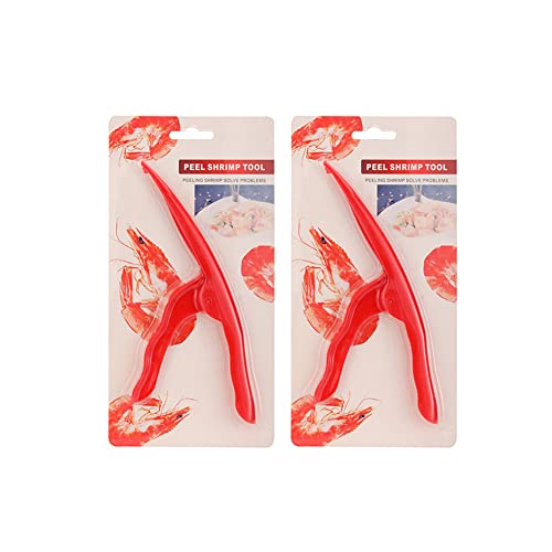 Akoak 2 Pcs Quick Shrimp Peeling Tool Shrimp Cleaning Knife Premium Plastic Shrimp Peeling Tongs Kitchen Utility Gadget #TOP27