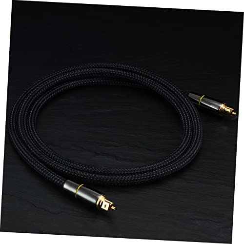 Cable de audio óptico de 2 metros con conexión digital toslink macho a macho 5