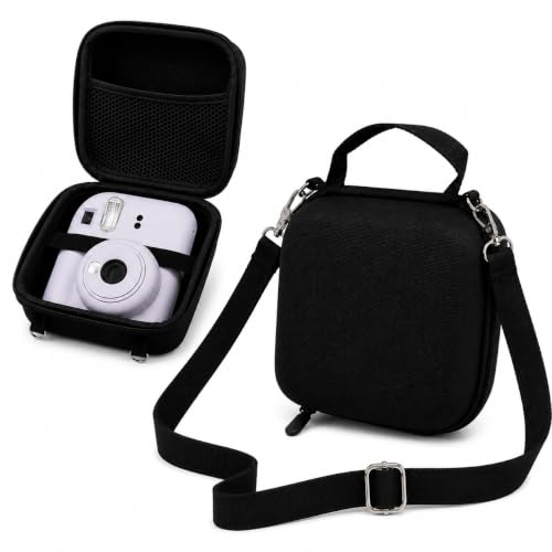 Image of Syueyee Hard EVA Protective Camera Case Compatible with Fujifilm Instax Mini 13/12/11/10/9/8/7/40/41/90/99 Instant Camera, Portable Carrying Storage Bag with Adjustable Shoulder Strap (Case Only)