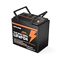 12V 100Ah LiFePO4 Lithium Battery, Mini Size, Built-in 100A BMS, 4000+ Deep Cycles, Lightweight, Perfect for RV, Camping, Solar, Off-Grid, Trolling Motor