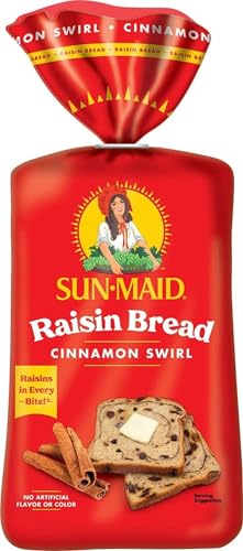 Sun-Maid Cinnamon Swirl Raisin Bread, Cinnamon Raisin Bread, 16 oz Loaf