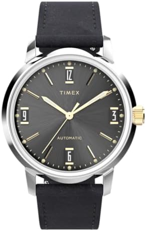 Timex Men Analog Automatic Watch with Leather Strap TW2W33900