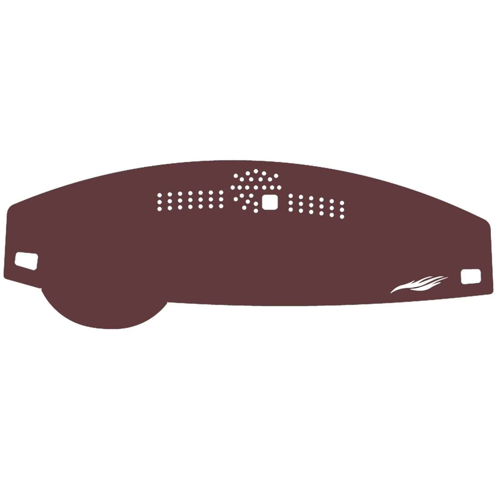 generisch Leder,auto armaturenbrett abdeckung kompatibel mit LR Range Rover Sport 2005-2006,rutschfeste und blendfreie dashboard cover(Brown)