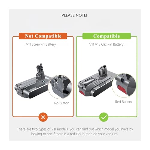 Dyson vacuum battery replacement tools and accessories