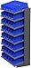 Akro-Mils 30237 AkroBins Plastic Storage Bins, Space-Saving Stackable Bins for Garage, Pantry, Craft Organization, 9