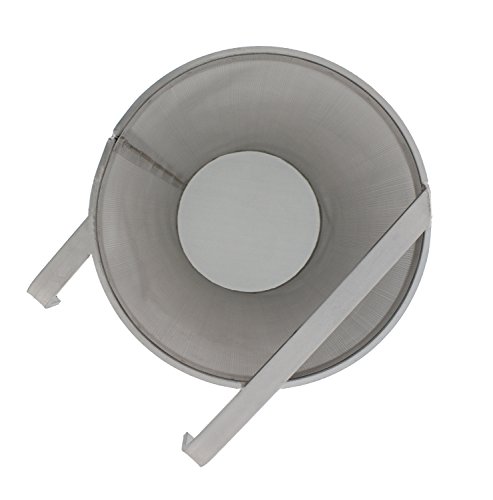 G Francis Brewing 6x14in Hopper Spider Strainer – Stainless Steel 300 Micron Mesh Homebrew Hops Beer & Tea Kettle Brew Filter