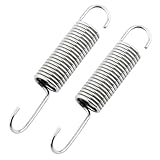 Gupo 2 piezas galvanizadas tratamiento térmico reclinable silla sofá silla plegable cama reemplazo estiramiento primavera