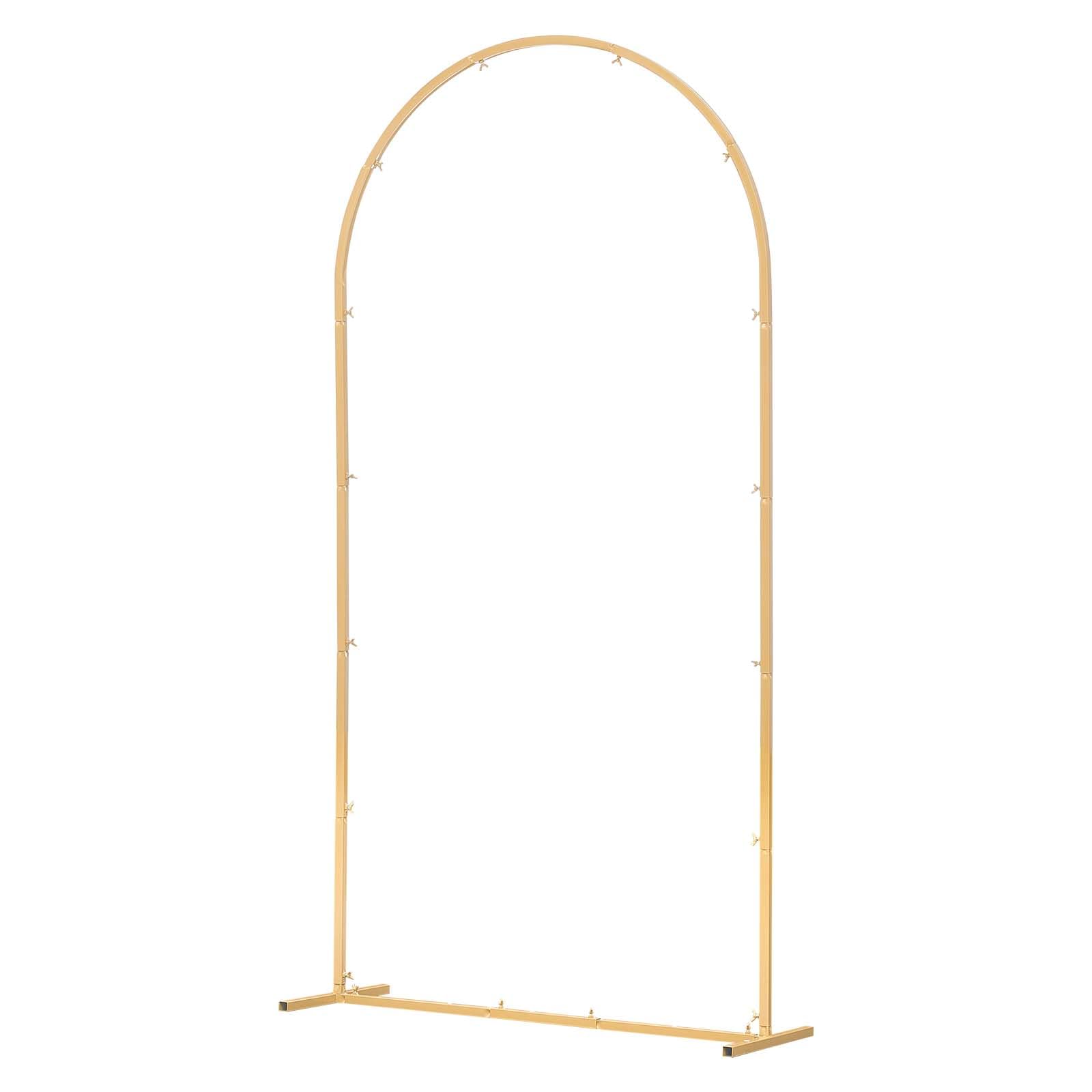 VEVOR Supporto per Fondale ad Arco in Metallo da 2 x 1 m, Struttura Stabile, Facile da Montare, Set di Fondali ad Arco per Feste per Matrimoni, Feste di Compleanno, Decorazioni per Cerimonie
