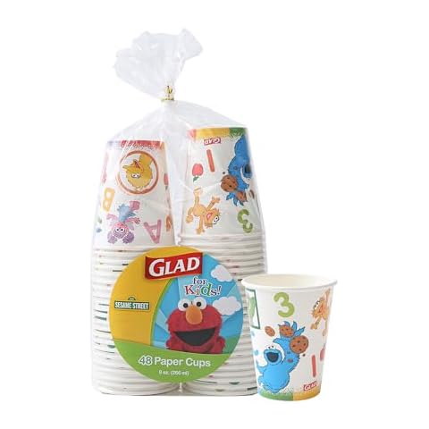 Glad for Kids Sesame Street Paper Cups Cover