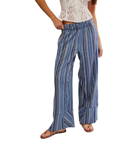 Free People Women's Days End Linen Stripe