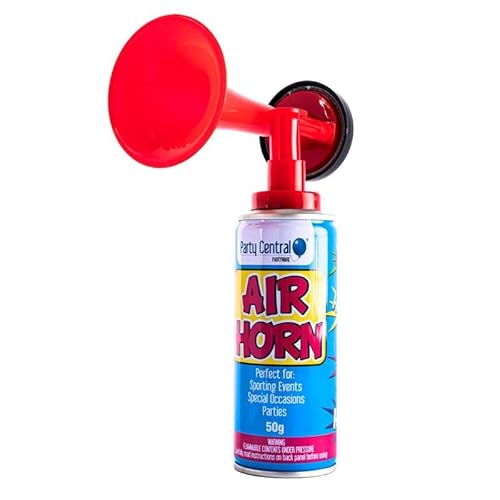 Leona Co 70-80 db Air Horn for Parties, Birthdays, Special Events, Sports, Safety, Games, Camping, Graduation, Boating