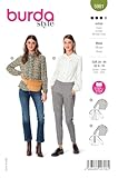  Burda Schnittmuster, 5981, Bluse selber nähen [Damen, Gr. 34 - 44] Level 3 für Fortgeschrittene