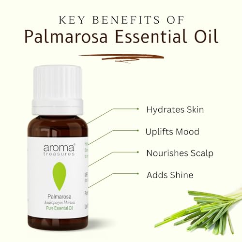 Image of Aroma Treasures 100% Pure Palmarosa Essential Oil - 10ml
