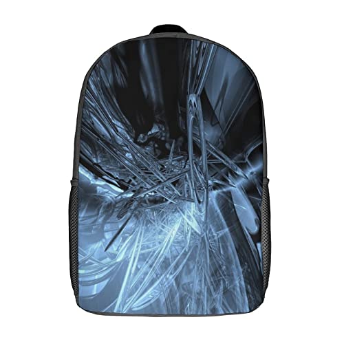 Sac à dos léger et ergonomique de 17 pouces avec imprimé 3D résistant