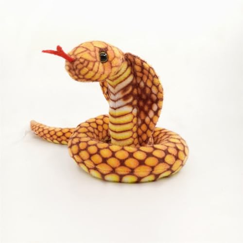 Tikwisdom Stuffed Animals, Snake, Large Cobra Plush Toy, High Simulation Cobra Soft Toy, Prop Animal Party Decoration - Image 3