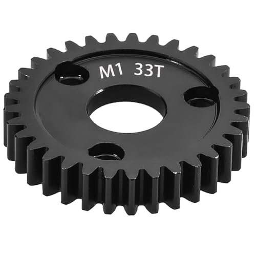 Image of 33-Tooth M1 Spur Gear 1.0 Metric Pitch, Hardened Steel Upgrades Main Gear 31T 33T 35T 37T 39T 41T 43T 45T 47T 49T 51T Spur Gear Mod 1 Fit for TRAXXAS Slayer Pro 4X4 Revo 3.3 ARRMA HPI HOBAO LOSI (33T)