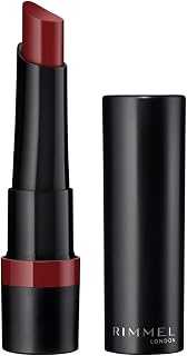 Rimmel Lasting Finish Matte Lipstick - All-Day Intense Lip Color with Exclusive Ruby and Diamond Complex - 530 Hollywood Red, .14oz
