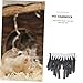 POPETPOP 1set Small Animal Corner Hideout Hammock Design for Hamsters Guinea Pigs and Relief Decor Easy to Attach Hooks