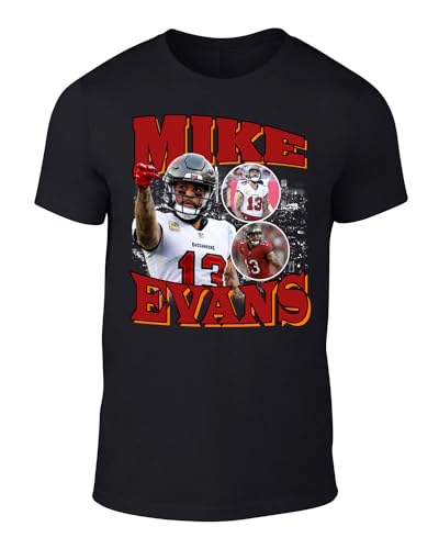 DeeTeeGee Black Mike Evans Bootleg Style T-Shirt Adult X-Large