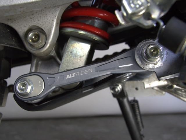 AltRider Rear Lowering Kit - Adjustable Lowering Links Compatible with Honda CRF300L Models (2021-current), Drop Links with HDP Linkage Guard - 2 Seat Height Levels for Training Aid & Confidence Boost