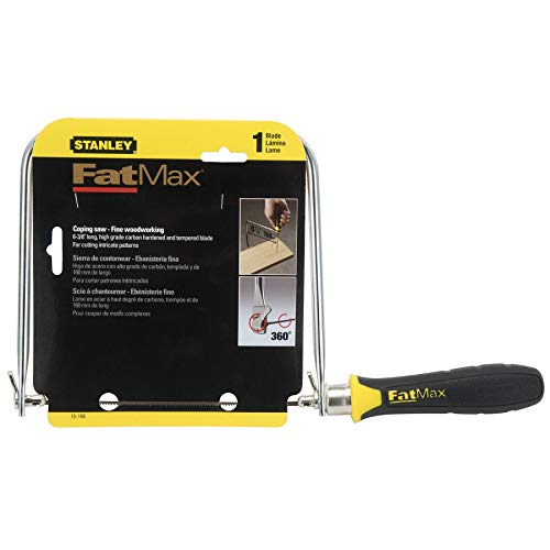 Stanley Hand Tools 15-106 6-3/4" Fatmax® Coping Saw #TOP5