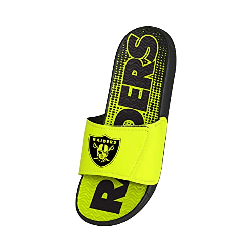 Image of FOCO Men's NFL Team Logo Sport Shower Foam Slide Flip Flop Sandals