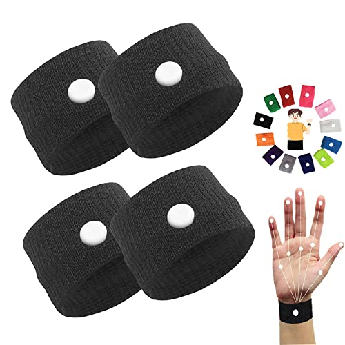 Weimax Sugar Control Wristband, Blood Sugar Control Wristband, Sugar Control Therapeutic Wristband for Everyone (Black)